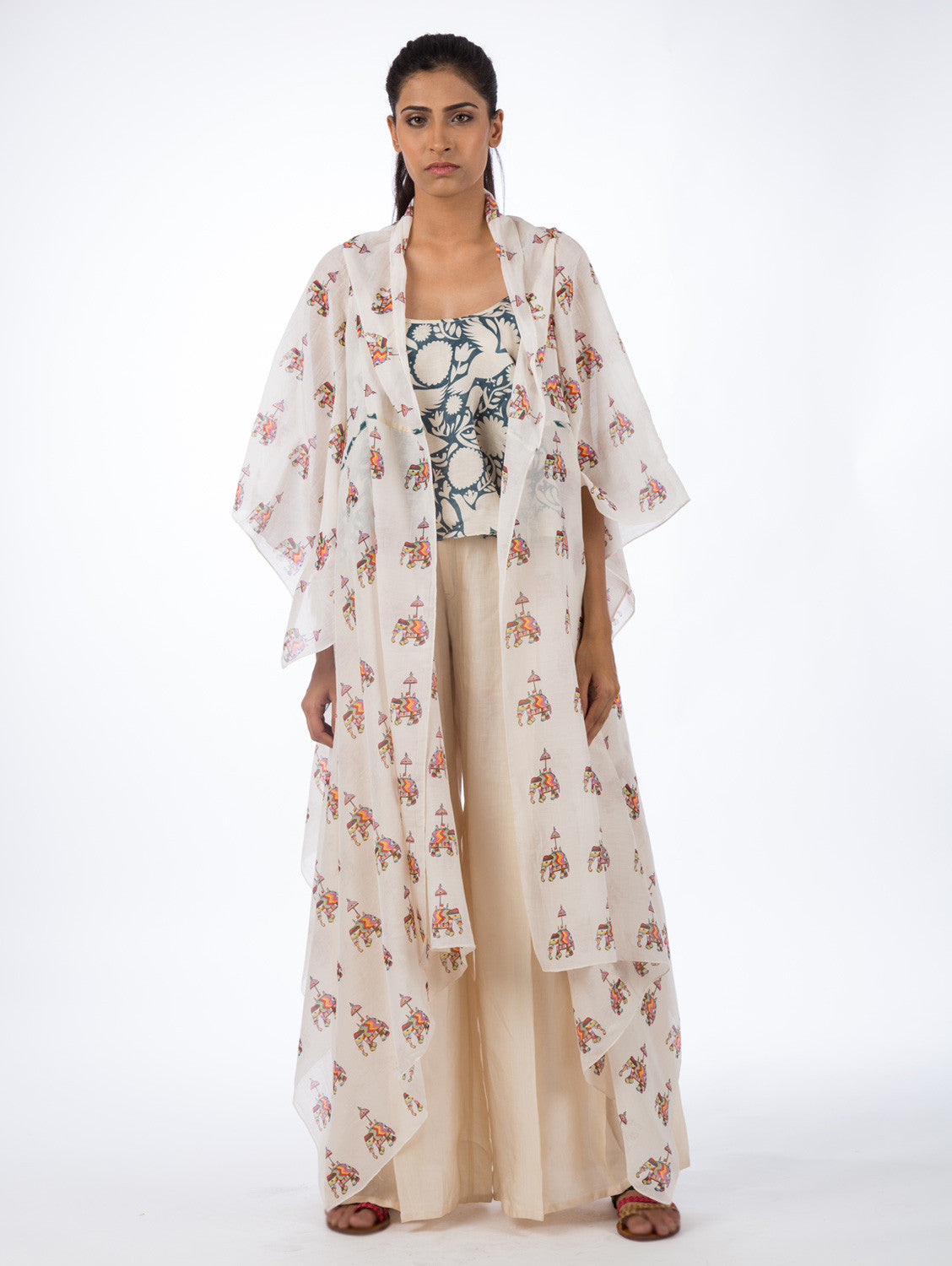 Small Elle Printed Cape
