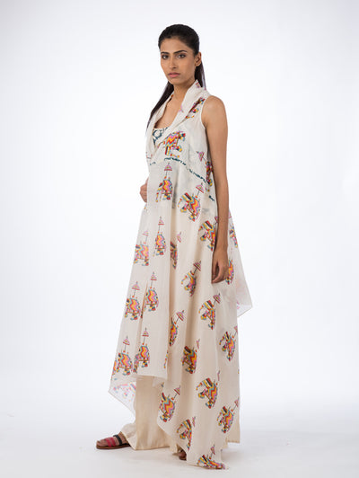 Big Elle Printed Cape