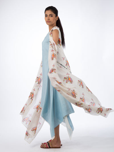 Big Elle Printed Cape