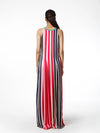 Multi Stripe Long Dress - Swati Vijaivargie