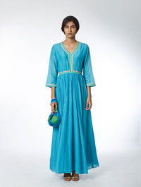 Cyan Maxi Dress