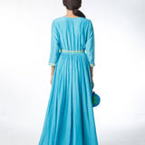 Cyan Maxi Dress