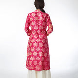 Rani Pink Floral Shibori Tunic