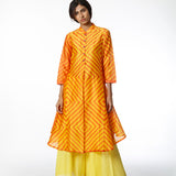 Tuscan Stripe Shibori Tunic