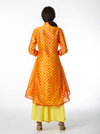 Tuscan Stripe Shibori Tunic