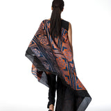 Layered Asymmetrical Shibori Top