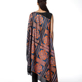 Layered Asymmetrical Shibori Top