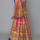 Pink Embroidered Lehenga Set
