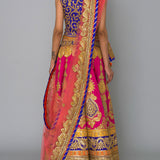 Pink Embroidered Lehenga Set