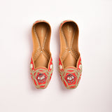 Morbagh Red Embrodied Juti