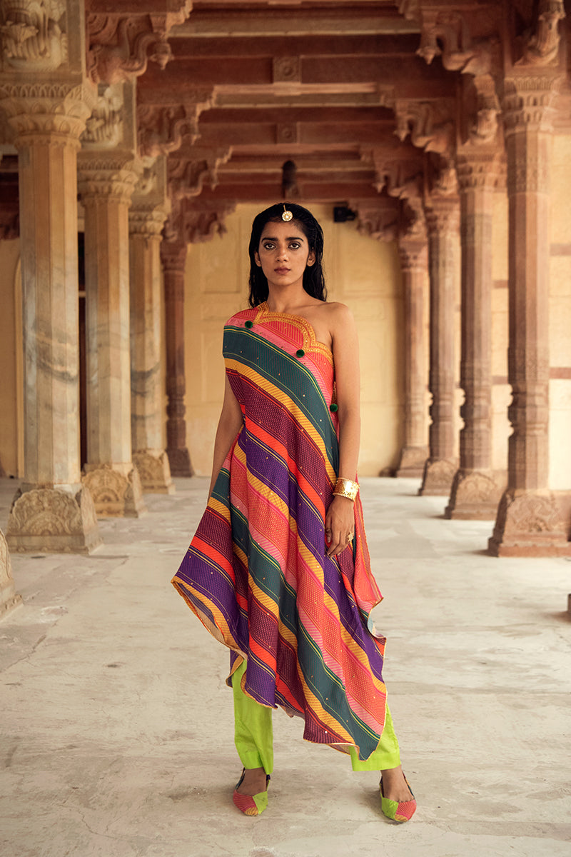 Ramgarh Cape With Baradari Pants