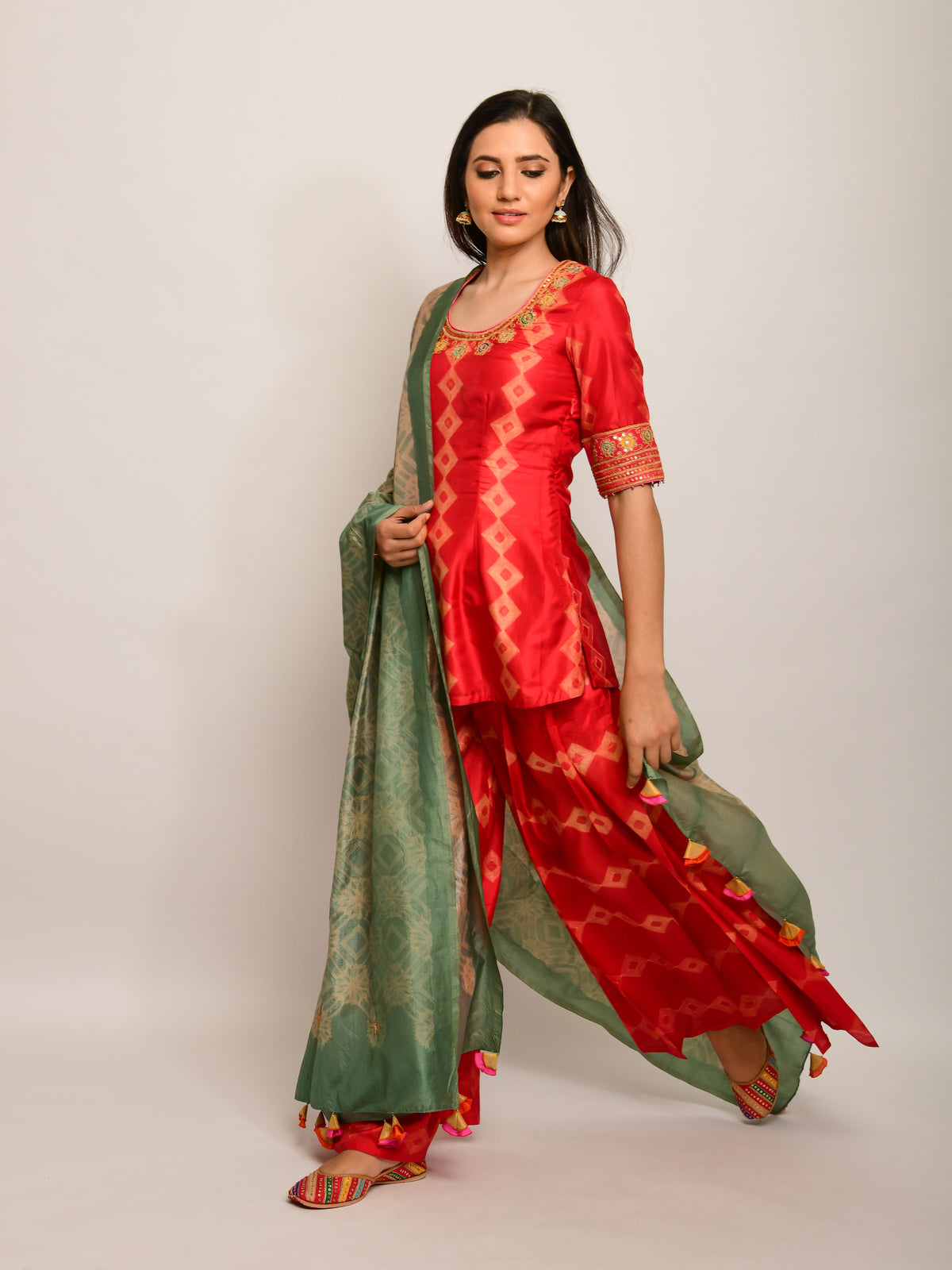 Patang Pleated Set