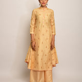Beige Buti Kurta