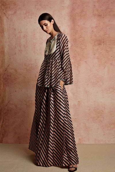 Amer Striped Kanchali Top