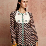 Amer Striped Kanchali Top