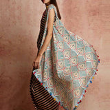 Amer Multi Color Overlay With Tassels