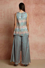 Amer Multicolor Top with Skirt Pant