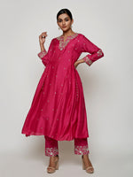 Fuschia Marodi Kurta Set