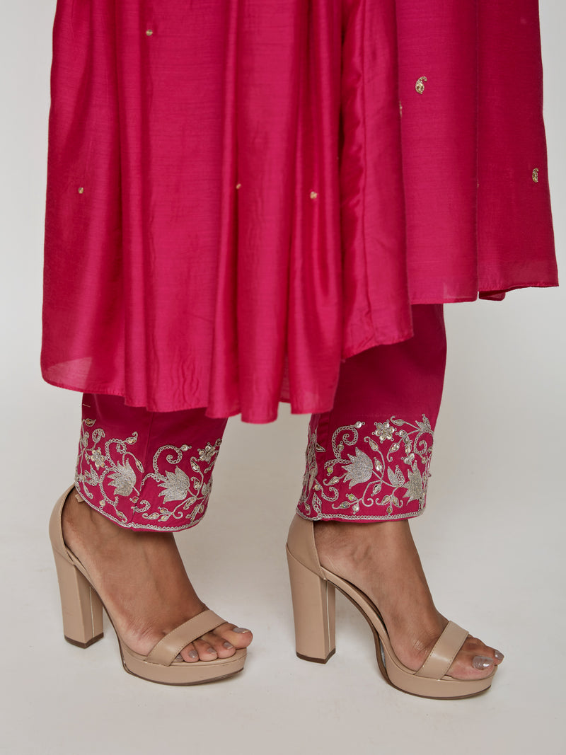 Fuschia Marodi Kurta Set