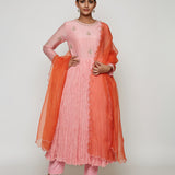Ekrang Pink Marodi Kurta Set