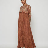 Tota Beige Crushed Dress