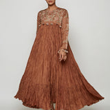 Tota Beige Crushed Dress