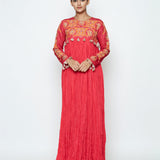Tota Fuschia Crushed Dress