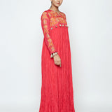 Tota Fuschia Crushed Dress