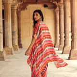 Tijara Cape, Pichola Top & Kesrauli Dhoti Pants