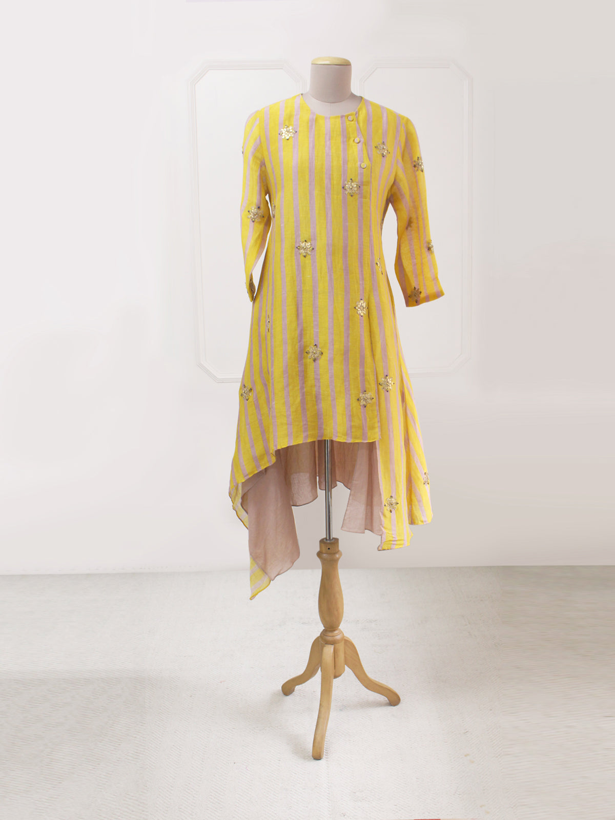Ochre Asymmetrical Tunic