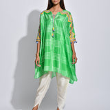 Jade Nomad Shibori Kaftan Tunic
