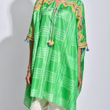 Jade Nomad Shibori Kaftan Tunic