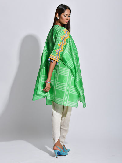 Jade Nomad Shibori Kaftan Tunic