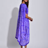 Orchid Nomad Shibori Silk Cape