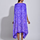 Orchid Nomad Shibori Silk Cape