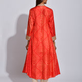 Scarlet Nomad Shibori Silk Kurta