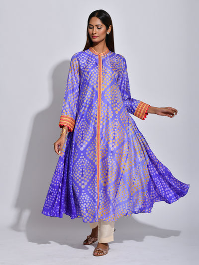 shibori silk, silk kurta, silk tunic, embroidered tunics, indianwear, indian fashion