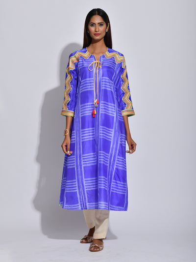 shibori silk, silk kurta, silk tunic, embroidered tunics, indianwear, indian fashion