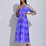 Orchid Nomad Shibori Silk Kurta