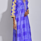 Orchid Nomad Shibori Silk Kurta