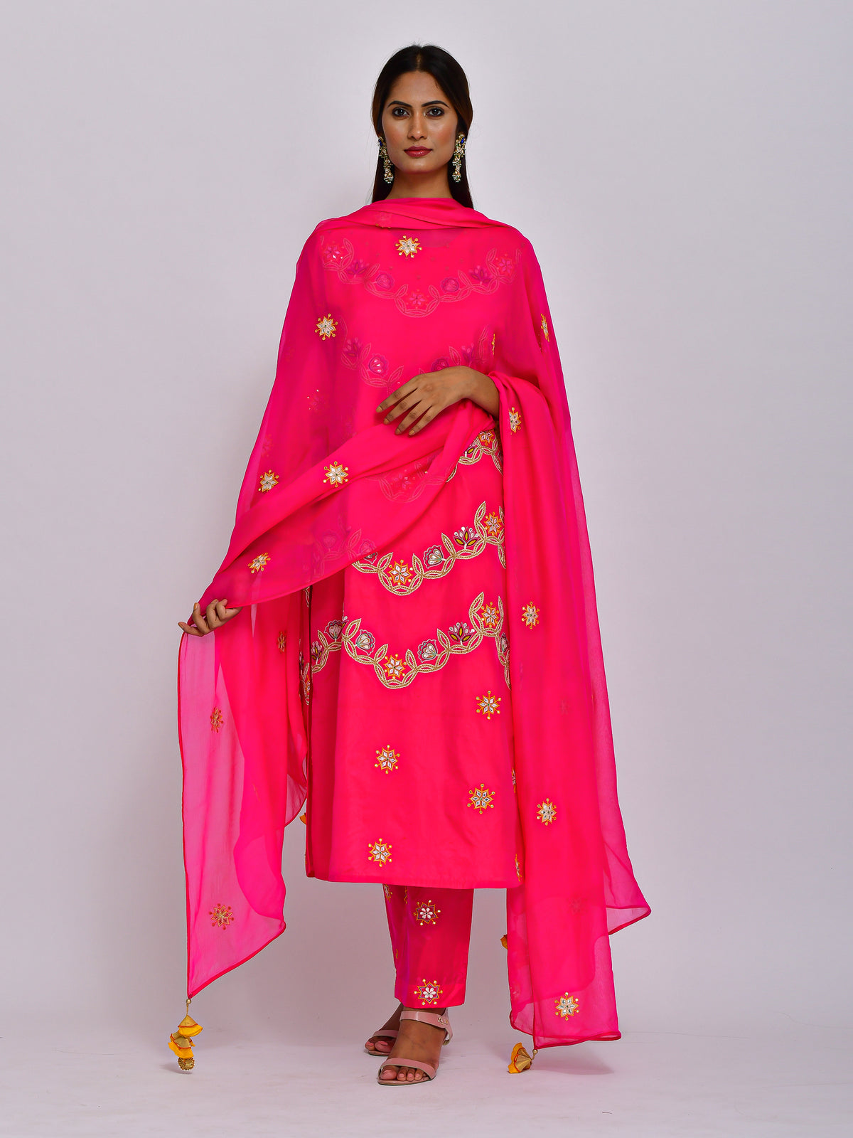Rani Marodi Embroidered Kurta set